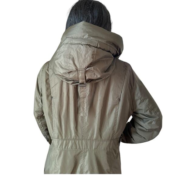 Madden Girl Juniors' Hooded Faux-Fur-Trim Parka- Size medium - Picture 9 of 15